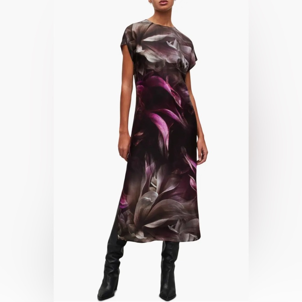 All Saints Etta Margeaux midi dress